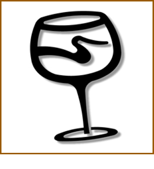 Red Wine Glass Metal Art Sculpture