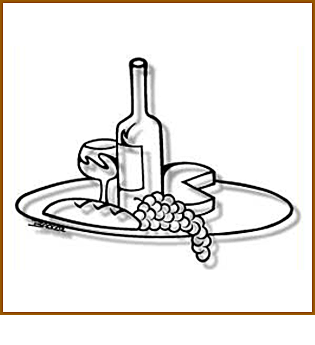 Wine Tray Metal Wall Art